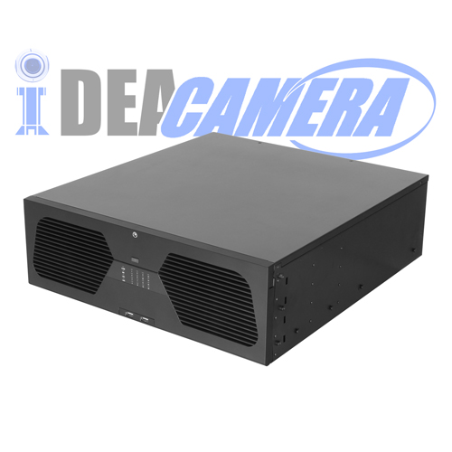 64CH 16 SATA H.265 HD NVR,Max 16ch Realtime PlaybacK,VSS Mobile APP,P2P,Support 4K HD
