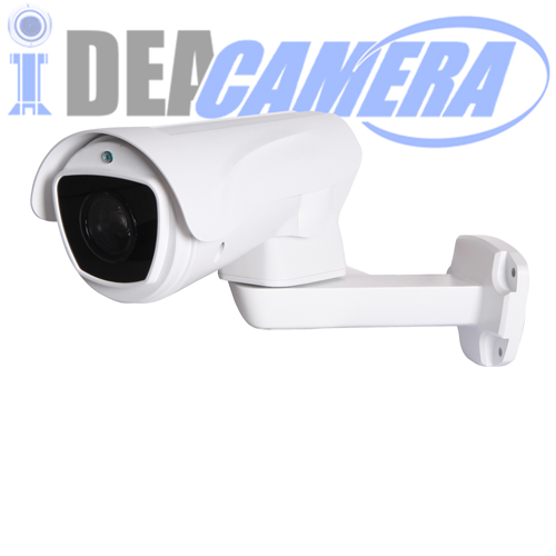 2MP H.265 MINI PTZ Bullet Starlight Camera, Full color all night, 4X 2.8-12mm Auto Focus Zoom Lens