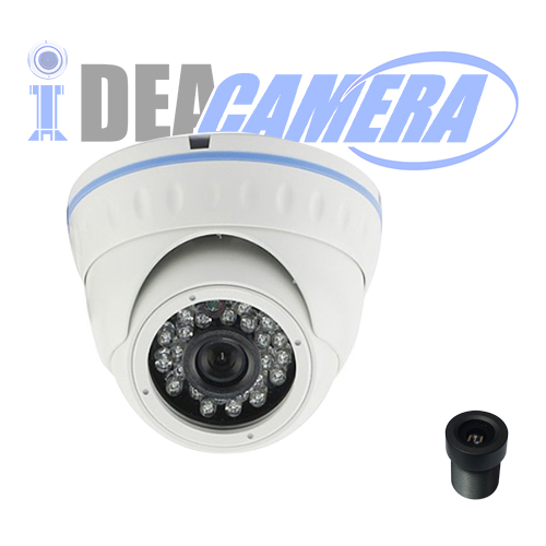 4MP Metal IR Dome AHD Camera, 4MP HD 3.6mm Lens, Low illumination, UTC Control, AHD/CVI/TVI/CVBS 4-in-1.