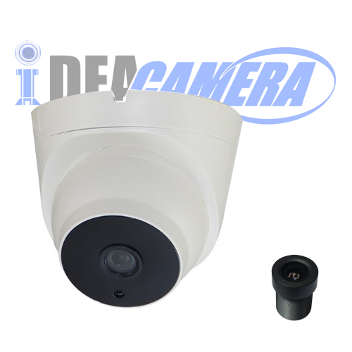 4MP Plastic IR Dome AHD Camera, 4MP HD 3.6mm Lens, Low illumination, UTC Control, AHD/CVI/TVI/CVBS 4-in-1.