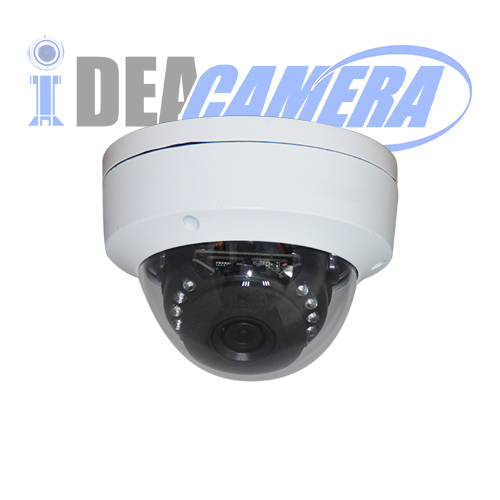 8MP Metal Dome IR AHD Camera with 8MP 3.6mm Fixed Lens, Low illumination, UTC Control, AHD/CVI/TVI/CVBS 4-in-1.