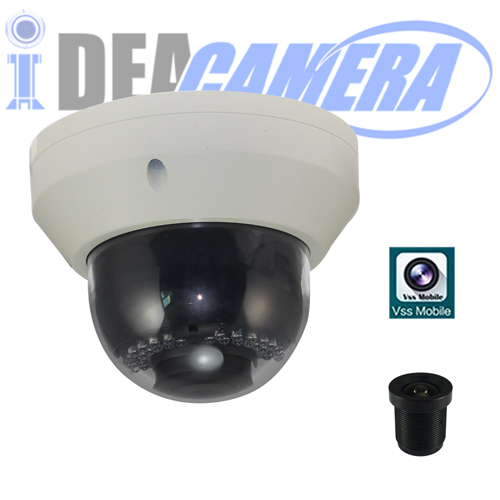 2MP IP Dome Camera,H.265 HD,Internal POE with Audio in,VSS Mobile App,Support face detection
