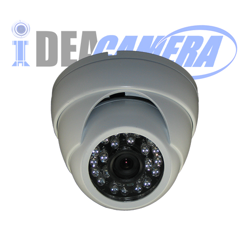 4MP Vandal-proof IR Dome AHD Camera, 4MP HD 3.6mm Lens, UTC Control, AHD/CVI/TVI/CVBS 4-in-1.